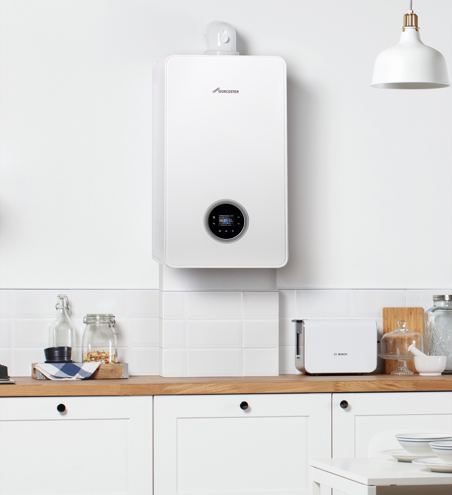 Worcester Greenstar 4000 in kitchen setting